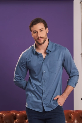 Camisa Manga Longa Fit