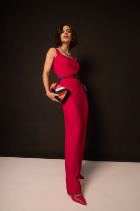 Macacão Reto Com Alça